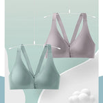 Front Closure Push Up Bra Seamless Underwear Women's Bras Without Steel Ring Gathers Non-wire Bra Beauty Back Sexy Lingerie