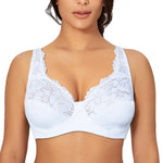 Fashion Bras For Womens Lingerie Lace Bra Underwire Plus Size Brassiere Sexy Underwear BH TopB C D DD E F Cup