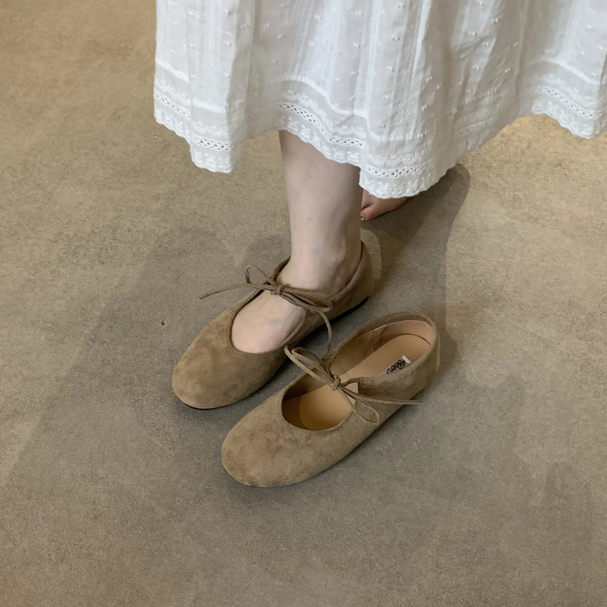 Fashion Butterfly-Knot Women Flats With Shoes Casual Female Soft Footwear Round Toe Ladies Flats Slip On Shoes 2026
