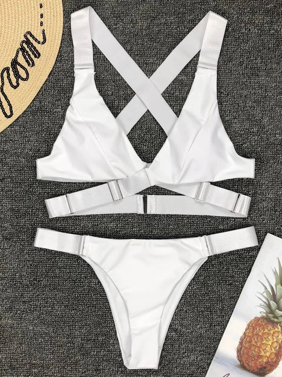 Sexy Brazilian Velvet Bikini 2025 Women Swimsuit Female Swimwear Two Pieces Bikini set Adjust Bandage Bather Bathing Suit Swim
