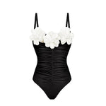 2024 New One Piece Swimsuit For Women Luxury Swimwear Flower Bikini Set Woman High Waist Biquini Sexy Beachwear Female Monokini