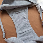 4Pcs/Set Women Cotton Briefs Sexy Brazilian Panties Low-Rise Underwear Adjustable Buckle Female Underpants Comfort Lingerie S-XL