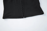 FDYOUI Woman Covered Buttons T-shirts 2026 Summer Short Sleeve Slim Cardigan Tops Ladies Chic Corset Tee Shirt White Black Red