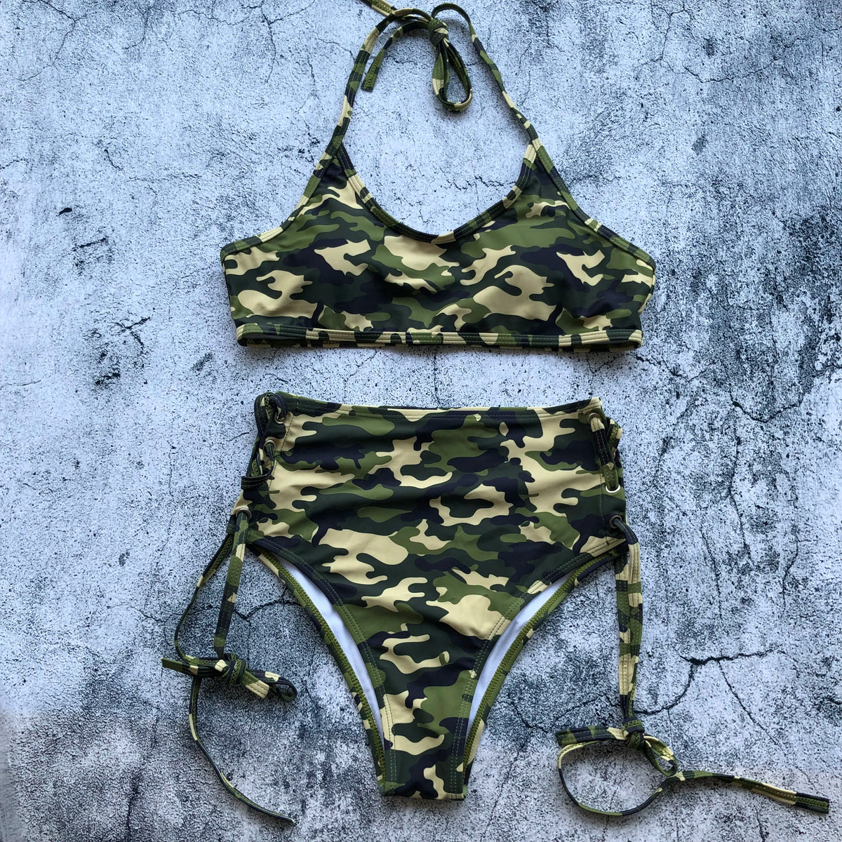 Bandage Bikini Sport Swimwear Women Swimsuit High Waist Bikini Set Push Up Maillot De Bain Femme Beachwear 2026 Bathing Suit
