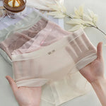 1Pc Women Ice Silk Panties Transparent Mesh Briefs Low Waist Panties Quick Drying Underwear Sexy Lingerie Soft Underpants M-XL