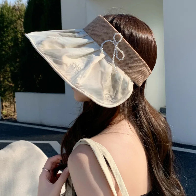 Summer empty top sun hat outdoor sports sun protection hat casual sun hat