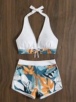 Sexy High Waist Bikini Shorts 2026 Women Swimsuit Two Piece Swimwear Female Bikinis Set Sports Bathing Suits Brazilian Biquini