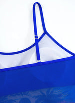 Summer Swimwear for Women Tankini Sets Swimsuit Vintage Padded Mesh Bathing Suit Print Beachwear Female Women's Swim Wear 2025