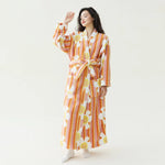 Women Autumn Winter Extra Long Bathrobe Vestidos Thickened Anti-Static Coral Fleece Beauty Velvet Sleep Loungewear
