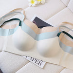 MOYISU Traceless Bra Women's Small Breasts Hold Together Without Underwire Comfort Skin Friendly Soft Support Bra Women's Bras