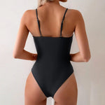 Vintage White Khaki Patchwork Swimwear Women 2026 Starfish Ornament Hollow Pleate One Piece Swimsuit Beach Bathing Suit Monokini