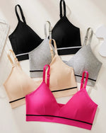 Women Bra Wire Free Cotton Bras Female Seamless Underwear Solid Color Lingerie Girls Breathable Sexy Bralette