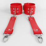 Cosplay Sex Leather Bondage Kit BDSM Restraints Fetish Erotic Sex Toys Couples Women Bandage Slave CollarsHandcuffs Adult Game
