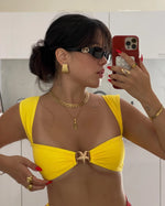 2024 New Sexy Bikinis Push Up Women Swimsuit Starfish Swimwear Brazilian Bikini Set Thong Biquini Female Solid Beachwear