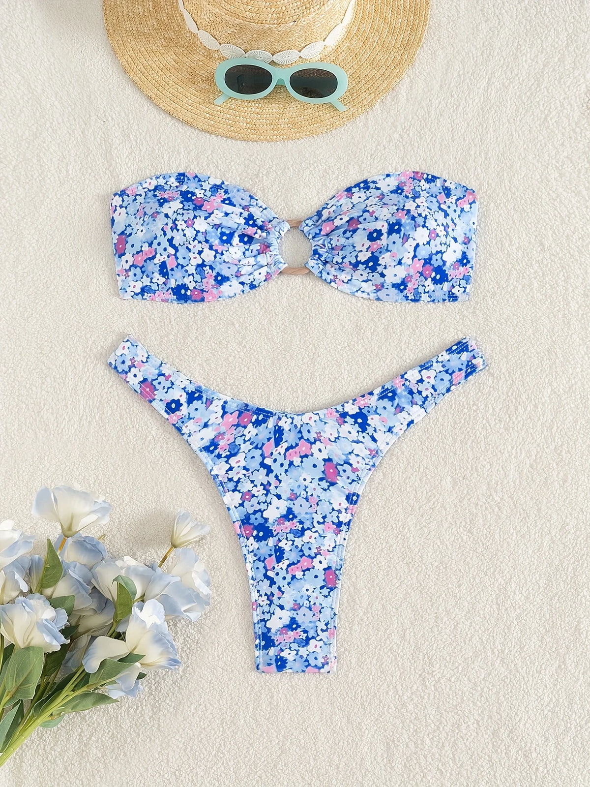 ZTVitality New Sexy Push Up Low Waist Bikini Set Swimsuit Female Swimwear Women Print Beachwear Summer Bathing Suits Biquini