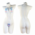 Backless Sexy Straps Bandage Underwear Set One-piece Bikini Costume Women Pajamas Lingerie Uniform Cosplay