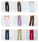 Yoga Pants Women High Waist Fitness Sports Flared Trousers Gym Workout Jogging Wide Leg Pants Female Dance Sports Flared Pants