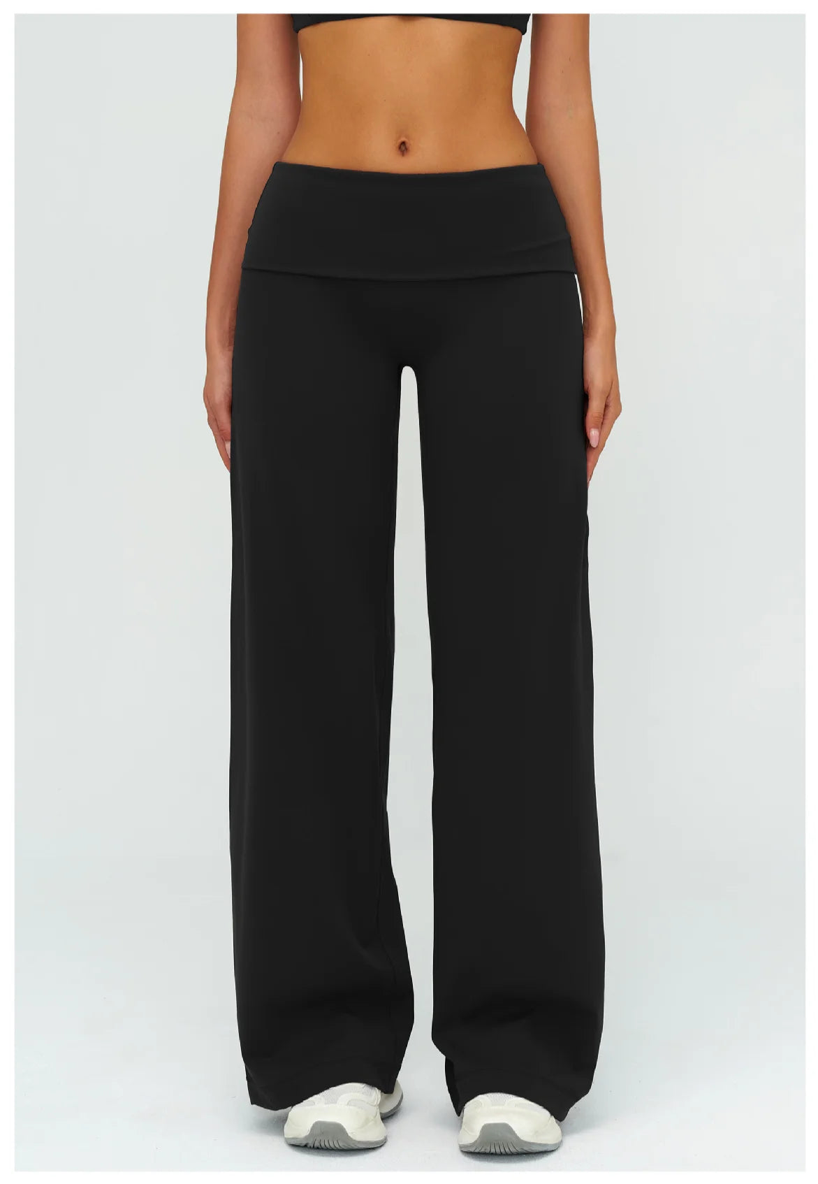Yoga Pants Women High Waist Fitness Sports Flared Trousers Gym Workout Jogging Wide Leg Pants Female Dance Sports Flared Pants