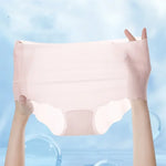4Pcs/Set Sexy Women Panties Quick Drying Thin Briefs Seamless Underwear Summer Underpants Low Rise invisible Panties