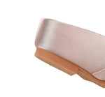 BIGTREE Satin Bow With One Strap With Shallow Mouth Half-Tugging Women's Hollow Inner Heightened Round-Head Sandals Comfortable
