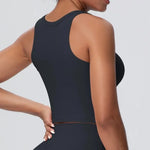 Women's Yoga Vest Shockproof Fixed Cup Beauty Back Yoga Top Outdoor Sports Running Fitness Vest