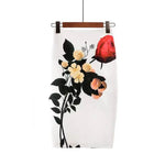 Spring Summer Women Y2K High Waist Midi Pencil Chiffon Skirts Slim Bodycon Vintage Hip Raise Korean Fashion Clothes UOV5