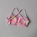 Women's Sexy Cross Backless Yoga Sports Bra Quick Drying Skin Friendly Nude Fitness Bra for Active Wear