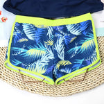 2026 Sexy Floral Long Sleeve Two-Piece Women's Surfing Swimsuit Drawstring Swim Tankini Rash Guard Beachwear Bathing Suit Female
