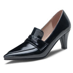 Elegant Black High Heels Women's Pumps Dress Shoes Fashion Point Heeled Party Office Footwear Shoes Ladies Comfortable Big Size