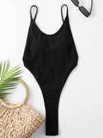 2025 Sexy Sparkling Shiny Women Swimwear One Piece Swimsuit Female High Cut Monokini Backless Bather Bathing Suit Swim Bodysuit