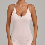 Yoga Tank Top Woman's Breathable Sports Underwear Gym Fitness Vest Shockproof Push-up Runnings Bra Female Yoga Workout Underwear