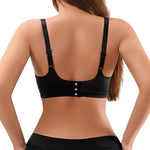 1pcs Black Seamless No Steel Ring Bras Anti-sagging Lady Underwear Gathered Chest Comfortable Bra Push Up Female Sexy Lingerie