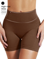 High stretch hip lifting fitness yoga shorts with peach hips and no awkward lines, Pilates medium intensity training shorts