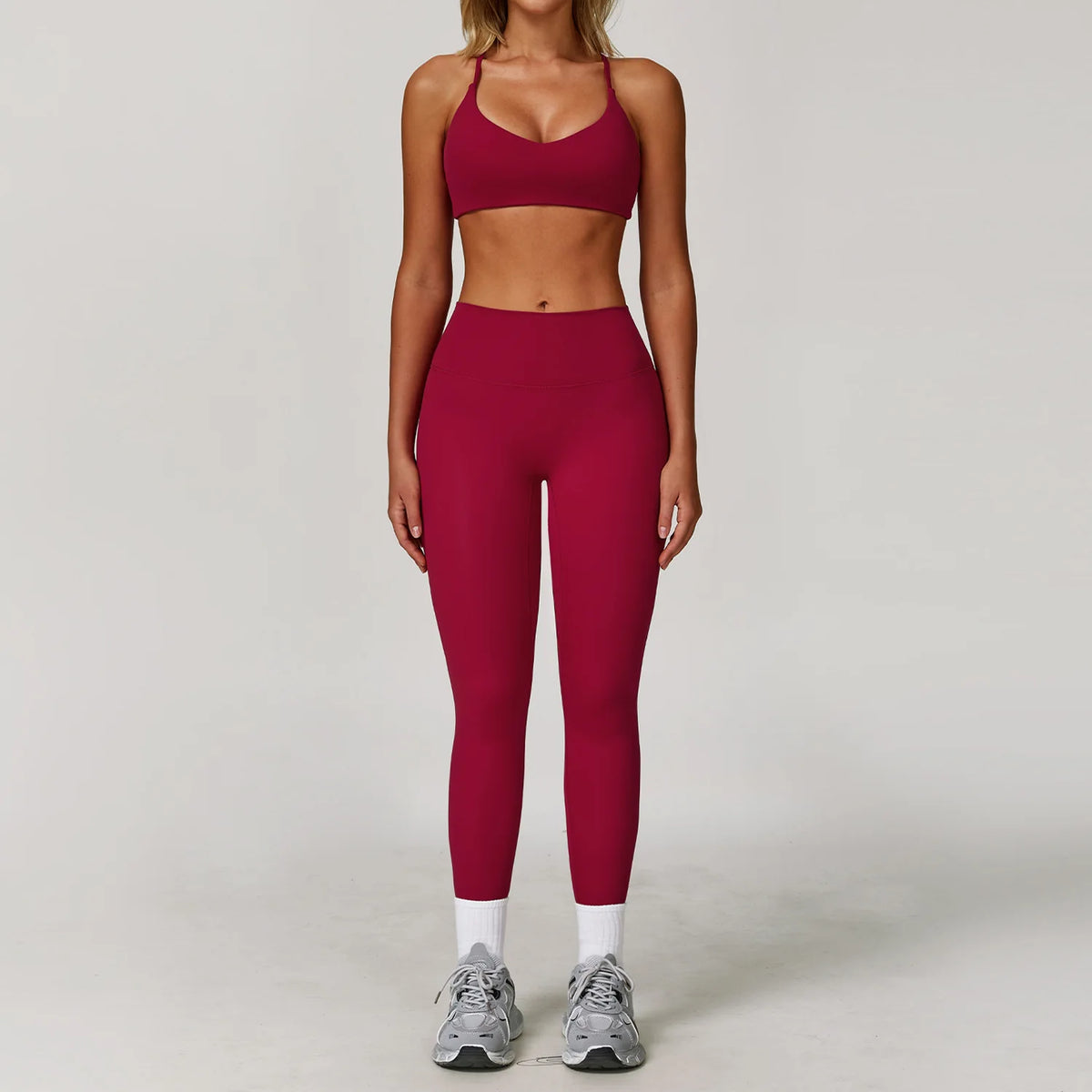 2/3PCS Yoga Suit Women Tracksuits Gym Clothes Workout Flared Pants Zipper Long SleeveAthletic Wear Female Sports Yoga Clothing