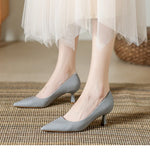 Patent Leather Fashion High Heels 2026Pointed Toe Pumps Elegant Woman Heeled Shoes Shallow Mouth Candy Colored Sexy Single Shoes