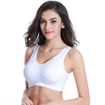 L-XXL Women Seamless Sexy Lace Bra Wireless Beauty Back Lingerie Push Up sports running Bra Cozy Chest tube Top bralette