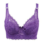 Women Sexy Bralette Big Size Lace Underwear Push Up Bras 80CD-105CD Intimates Female Lace Bra Lingerie 42D 44D 46D soutien gorge