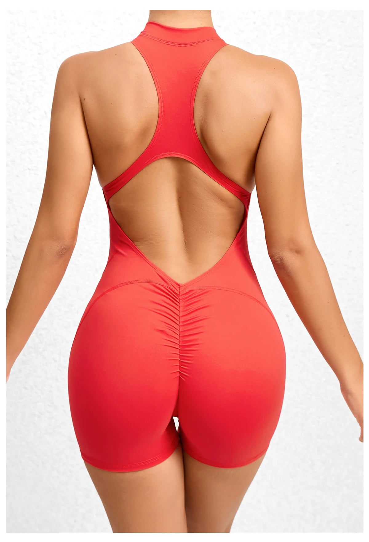 Women Yoga V Backless Jumpsuit Workout Bodysuit Sleeveless Gym Bodycon Sportswear Fitness Yoga Suit One Piece Outfit