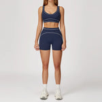 Yoga Suit 2PCS Women Tracksuits Sports Outfits Gym Clothes Running Sports Bra Suits Female Workout Yoga Clothes Athletic Wear