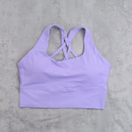 DIAS FIT JOY Yoga bra Naked feel cross back sports bra yoga clothes women's Cycling running fitness top