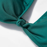 ZTVitality Solid Knotted Sexy Women Swimsuit 2025 New Arrival Bikini Push Up Padded Bra Beach Swimwear Female Brazilian Biquini