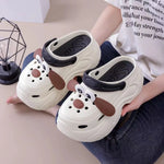 Cute DIY Butterfly Fashion Clogs For Women Summer Platform Shoes Soft EVA 2 Way Wear Sandals For Female Indoor Street Slippers