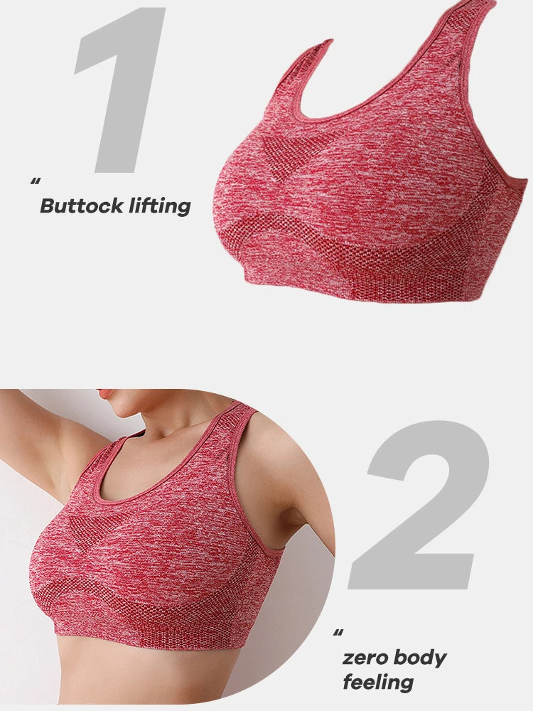 CZGUKE Soutien-gorge Push Up Respirant Pour Femmes, Sous-vêtements De Sport, Course À Pied, Yoga, Fitness