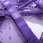 Toucheart Sexy Jumpsuit Embroidered Printing See-Through Sexy Lingerie For WomenHollow Out Backless Sexy Pajamas Jumpsuit New