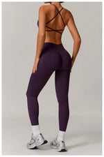 2/3PCS Yoga Set Women Workout Set Seamless Sportswear Gym Clothing Fitness Long Sleeve Crop Top High Waist Leggings Sports Suits