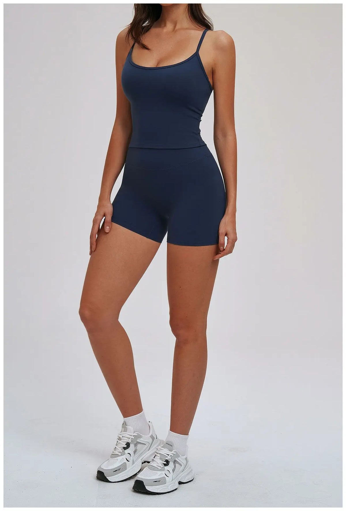 Yoga Short Sets Women Shockproof Slim Back Cross Sports Vest High Waist Leggings Fitness Suit Outdoor Gym Running Set Tracksuit