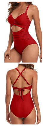 Leopard One Piece Swimsuit 2024 New Halter Push Up Swimwear Women Swimsuit Bathing Suit Beachwear Monokini Female Swimming Suits