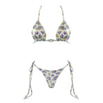 Micro Bikini 2025 Swimwear Women Swimsuit Sexy luxury Brazilian Bikini Set Halter Print Biquini Push Up Pearl Beachwear Female