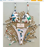 DEKA 2025 New Star Lover Brazilian Bikini Swimwear Women's Braided Rope Swimsuit Two Piece Set Female Sexy Mujer Beachwear