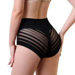 High Rise Briefs Women Seamless Panties High Elastic Panties Tummy Control Shapewear Glossy Underwear Sexy Lingerie M-3XL